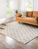 Unique Loom Dorset RET-JZM2 Gray Manor Area Rug by Jill Zarin