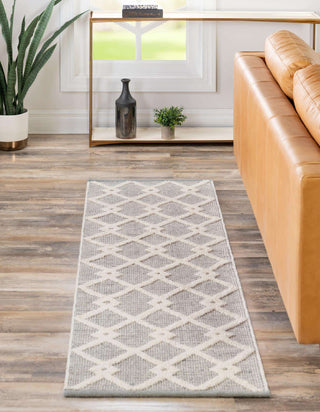 Unique Loom Dorset RET-JZM2 Gray Manor Area Rug by Jill Zarin