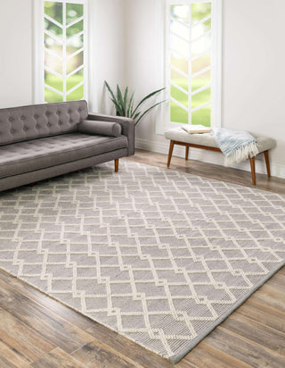 Unique Loom Dorset RET-JZM2 Gray Manor Area Rug by Jill Zarin