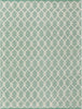 Unique Loom Dorset RET-JZM2 Mint Green Area Rug by Jill Zarin