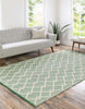 Unique Loom Dorset RET-JZM2 Mint Green Area Rug by Jill Zarin