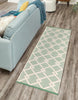 Unique Loom Dorset RET-JZM2 Mint Green Area Rug by Jill Zarin