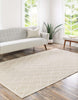 Unique Loom Dorset RET-JZM2 Vanilla Bean Area Rug by Jill Zarin