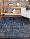 Unique Loom English Manor RET-JZEM1 Blueberry Area Rug by Jill Zarin