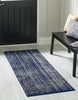 Unique Loom English Manor RET-JZEM1 Blueberry Area Rug by Jill Zarin