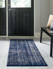 Unique Loom English Manor RET-JZEM1 Blueberry Area Rug by Jill Zarin