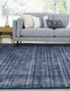 Unique Loom English Manor RET-JZEM1 Blueberry Area Rug by Jill Zarin