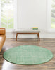 Unique Loom English Manor RET-JZEM1 Green Area Rug by Jill Zarin