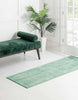 Unique Loom English Manor RET-JZEM1 Green Area Rug by Jill Zarin