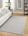 Unique Loom English Manor RET-JZEM1 Grey Area Rug by Jill Zarin 10' X 10' Square Lifestyle Image Feature