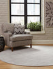 Unique Loom English Manor RET-JZEM1 Grey Area Rug by Jill Zarin