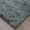Feizy Jameson 39R8F Gray/Black/Blue Area Rug Corner Image with Rug Pad