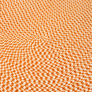 Colonial Mills Jamestown Houndstooth Tweed JN19 Orange Area Rug