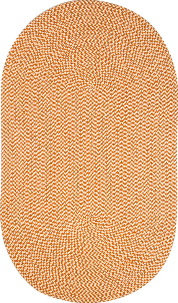 Colonial Mills Jamestown Houndstooth Tweed JN19 Orange Area Rug