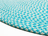 Colonial Mills Jamestown Houndstooth Tweed JN57 Aqua Area Rug