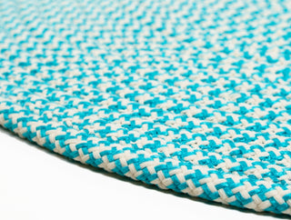 Colonial Mills Jamestown Houndstooth Tweed JN57 Aqua Area Rug