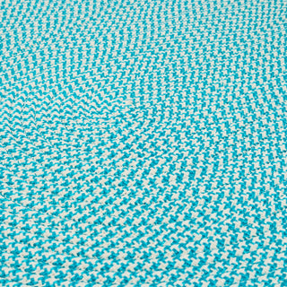 Colonial Mills Jamestown Houndstooth Tweed JN57 Aqua Area Rug