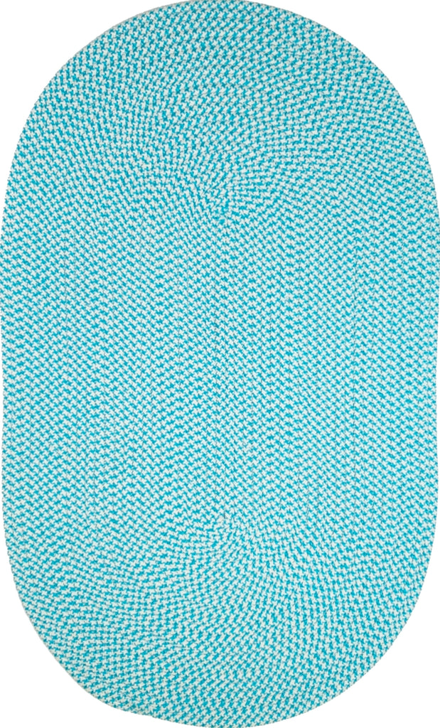 Colonial Mills Jamestown Houndstooth Tweed JN57 Aqua Area Rug