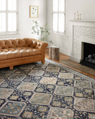 Loloi Jocelyn JOC-02 Navy/Blue Area Rug Lifestyle Image Feature
