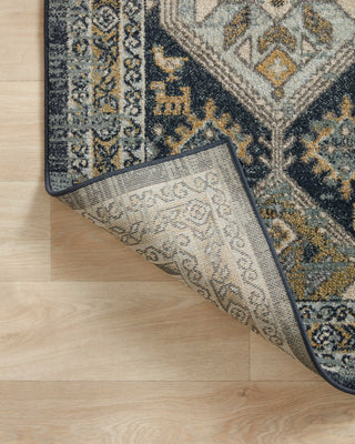 Loloi Jocelyn JOC-02 Navy/Blue Area Rug Backing Image