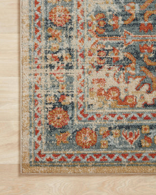 Loloi Jocelyn JOC-03 Mist/Multi Area Rug Corner Image