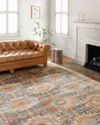 Loloi II Jocelyn JOC-03 Mist/Multi Area Rug Lifestyle Image Feature