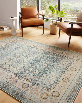 Loloi Jocelyn JOC-04 Sky/Multi Area Rug Lifestyle Image Feature