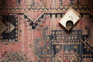 Loloi Jocelyn JOC-06 Rose/Rose Area Rug Lifestyle Image Feature