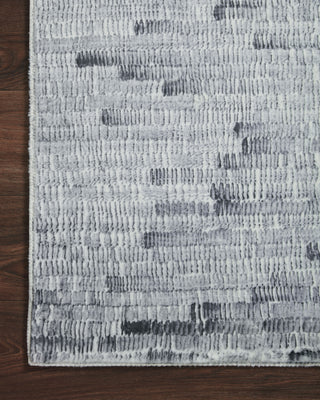 Loloi II Joelle JOE-05 Silver/Dove Area Rug Corner Image