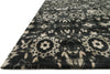 Loloi Journey JO-09 Black / Silver Area Rug Corner Shot