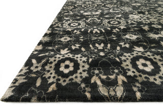 Loloi Journey JO-09 Black / Silver Area Rug Corner Shot