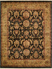 Kalaty Jaipura JP-420 Black/Gold Area Rug