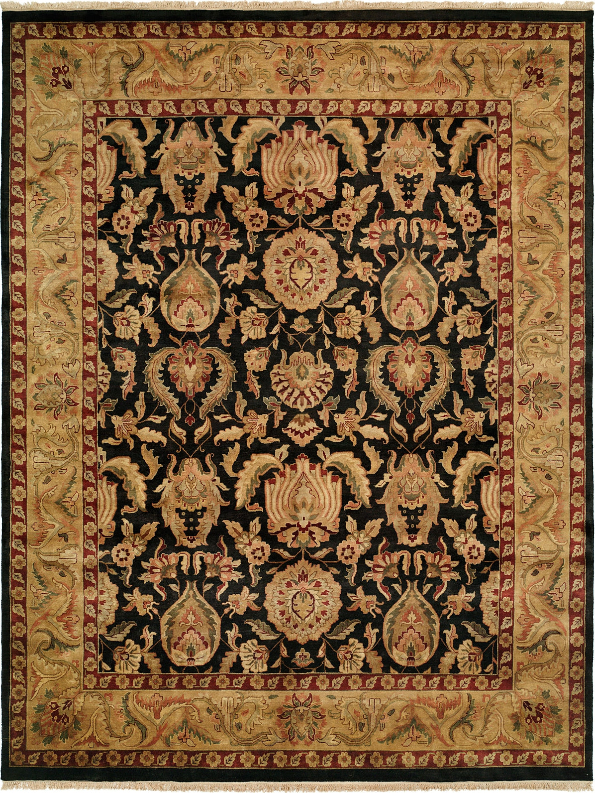 Kalaty Jaipura JP-420 Black/Gold Area Rug – Incredible Rugs and Decor