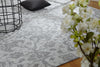 K2 Jardin JR-636 Hazy Platinum Area Rug Lifestyle Image Feature