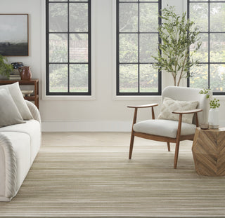 Nourison Jubilant JUB04 Green Ivory Area Rug Room Image Feature