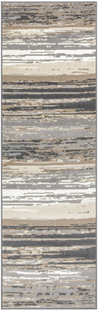 Nourison Jubilant JUB04 Grey Beige Area Rug Main Image