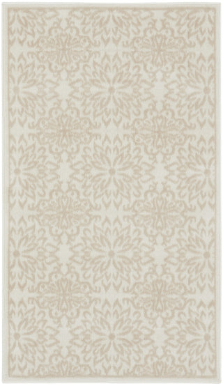 Nourison Jubilant JUB06 Ivory Beige Area Rug Main Image