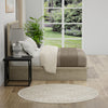 Nourison Jubilant JUB06 Ivory Beige Area Rug Room Image Feature