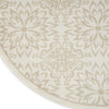 Nourison Jubilant JUB06 Ivory Beige Area Rug T' R