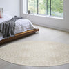 Nourison Jubilant JUB06 Ivory Beige Area Rug Room Image Feature