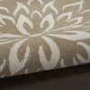Nourison Jubilant JUB06 Taupe Area Rug Corner Image