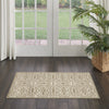 Nourison Jubilant JUB06 Taupe Area Rug Corner Image