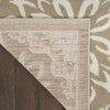 Nourison Jubilant JUB06 Taupe Area Rug Corner Image