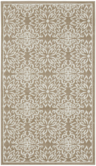Nourison Jubilant JUB06 Taupe Area Rug Main Image