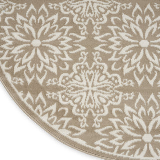 Nourison Jubilant JUB06 Taupe Area Rug T' R
