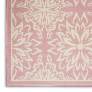 Nourison Jubilant JUB06 Ivory/Pink Area Rug 
