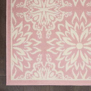 Nourison Jubilant JUB06 Ivory/Pink Area Rug 