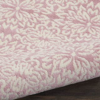 Nourison Jubilant JUB06 Ivory/Pink Area Rug 