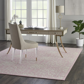 Nourison Jubilant JUB06 Ivory/Pink Area Rug Main Image