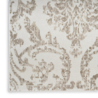 Nourison Jubilant JUB09 Ivory Beige Area Rug T' R